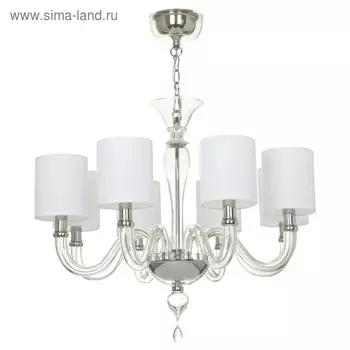 Люстра Leti, 8x40Вт E14 прозрачный