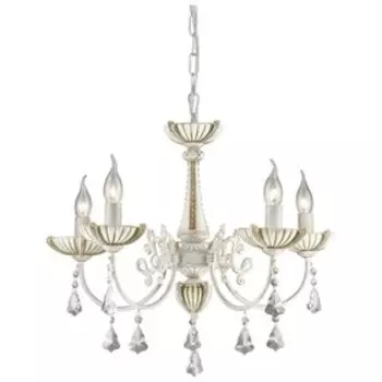 Люстра "Летисия" 5x60Вт E14 бежевый 61x61x40см