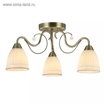 Люстра Letizia, 3x40W E14, цвет бронза