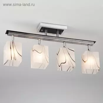 Люстра Leweis 4x60Вт E27 серебро