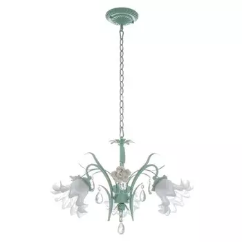 Люстра "Лиана" 3хЕ27 40Вт зелёный 45х45х40-90 см BayerLux