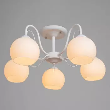 Люстра "Лиана" 5хЕ27 40Вт белый 55х55х36 см BayerLux