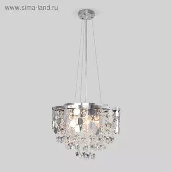 Люстра Lianna, 6x60Вт E14, цвет хром