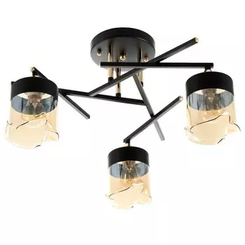 Люстра «Либель» 3хE27 40 Вт черный 505028 см BayerLux