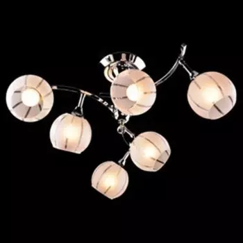 Люстра Libre 6x60Вт Е27 хром 70x70x33см