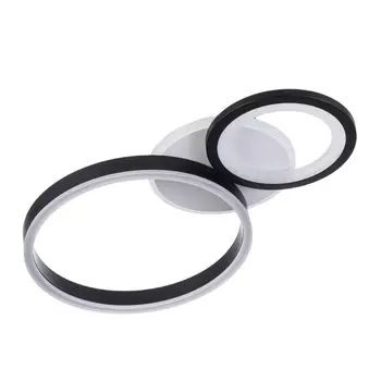 Люстра «Лилия», 76 Вт LED, белый/черный, 2700-6400k, 50307 см