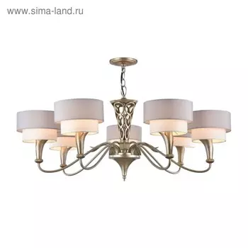 Люстра Maytoni H311-07-G, 7хE14, 40Вт, 93,6х93,6х145,8 см, цвет бронза