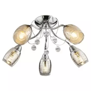 Люстра LILLY, I 5x40Вт E14, цвет хром
