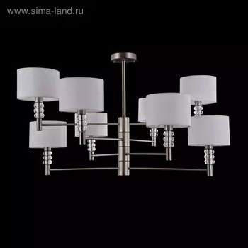 Люстра Maytoni MOD527PL-08N, 8хE14, 40Вт, 94х94х56 см, цвет никель