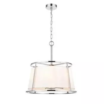 Люстра Linda, 5x40Вт E14, цвет хром