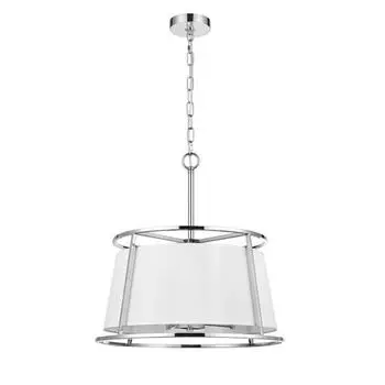 Люстра Linda, 5x40Вт E14, цвет хром