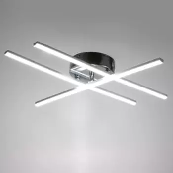 Люстра "Линии" LED 30Вт 6000K хром 50x11х9,5 см