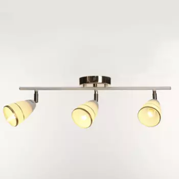 Люстра "Лиссабон" 3x60Вт E14 белый 60x12x23см.