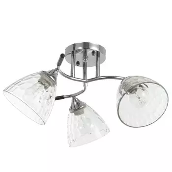 Люстра "Лиза" 3х60Вт Е27 хром 48х48х24см