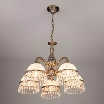 Люстра Lourence 5x60Вт E27 бронза