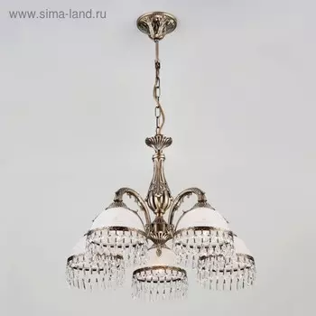 Люстра Lourence 5x60Вт E27 бронза