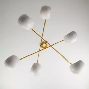 Люстра Luca 6x40Вт Е14, золото 87x87x80 см