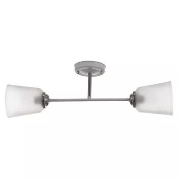 Люстра на потолок BayerLux «Луч», 215 Вт Е27 белый/прозрачный