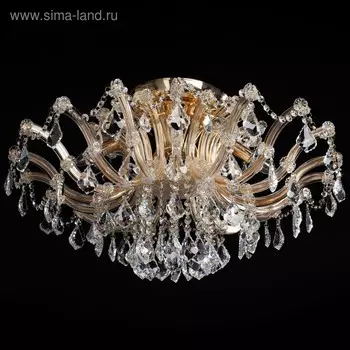 Люстра «Луиза», 6x60Вт E14, золото 70x70x40 см