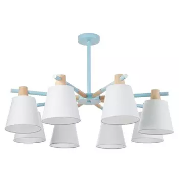 Люстра «Луиза» 8хЕ27 40 Вт синий 858550 см