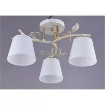 Люстра «Лулу», 40Вт, E27, цвет белое золото, золото