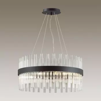 Люстра Lumion. Mitsuko, 6х40Вт, E14, 1000х600х600 мм, цвет чёрный