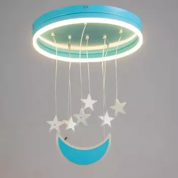 Люстра «Лунный свет» LED 58 Вт синий 505060 см BayerLux
