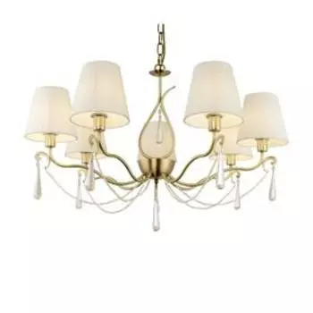 Люстра Madeline, 7x40Вт E14, цвет латунь