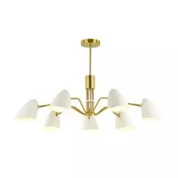 Люстра MADISON, 7x40Вт E14, цвет латунь, IP20