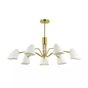 Люстра MADISON, 7x40Вт E14, цвет латунь, IP20