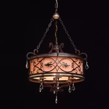 Люстра "Магдалина", 6x60Вт E14 чёрный