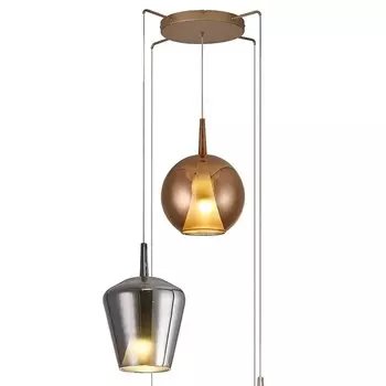 Люстра Mantra Elsa, E27, 5х20Вт, цвет золотой