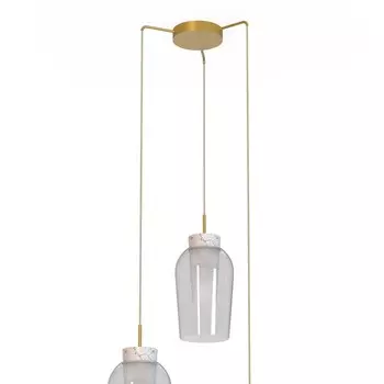 Люстра Mantra Nora, E27, 3х20Вт, цвет золотой, мрамор