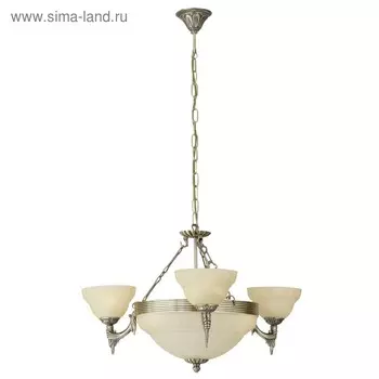 Люстра MARBELLA 6x60Вт E14, бронза 74x74x110 см