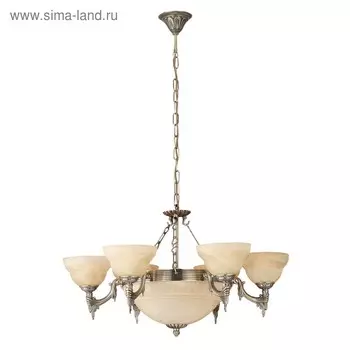 Люстра MARBELLA 9x60Вт E14 бронза 74x74x110см