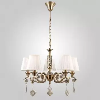 Люстра Marcella 5x40Вт Е14, бронза 62x62x46 см