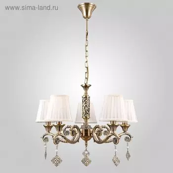 Люстра Marcella 5x40Вт Е14, бронза 62x62x46 см