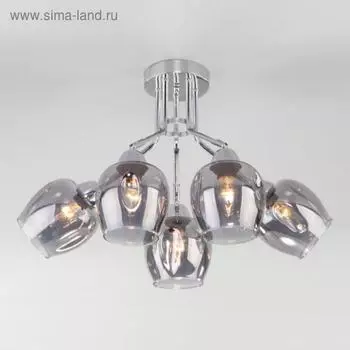 Люстра Marci, 5x40Вт E27, цвет хром