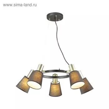 Люстра MARCUS 5x60Вт E14 бронза