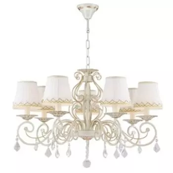 Люстра Marcus 7x40Вт E14 слоновая кость 80x80x45см