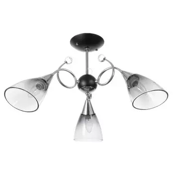 Светильник потолочный BayerLux «Марианна», 3Е27 40 Вт, чёрный, 696932.5 см