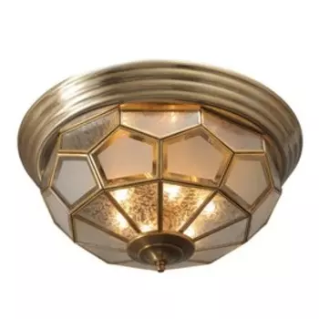 Люстра "Маркиз" 3x40W E14 латунь 38x38x20см