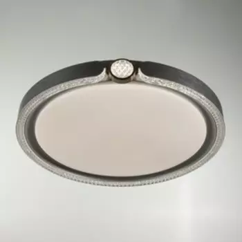 Люстра "Маркиза ринг" LED 80Вт 3000-6000К ПДУ серый 50х50х8см BayerLux