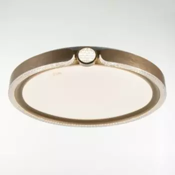 Люстра "Маркиза ринг" LED 80Вт 3000-6000К ПДУ золото 50х50х8см