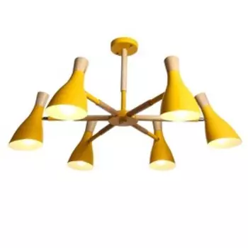 Люстра "Марокко" 6х40Вт E27 желтый 90х90х58,5 см BayerLux