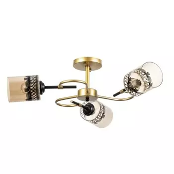 Люстра «Марси» 3хЕ27 40 Вт черно-золотой 505027 см BayerLux