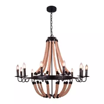 Люстра Marsiglia, 12x40Вт E14, коричневый