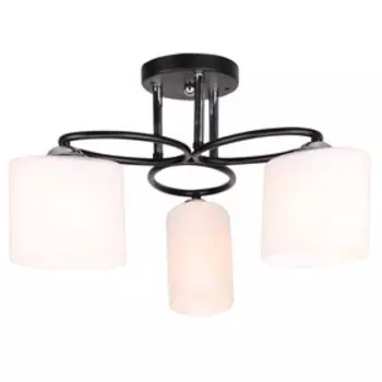 Люстра MD.0617-3-S BK, 3x60Вт Е27, цвет чёрный