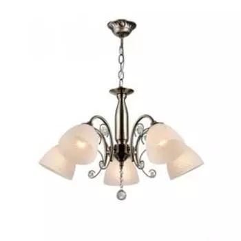 Люстра MD.0654-5-P AB, 5x60Вт E27, цвет бронза