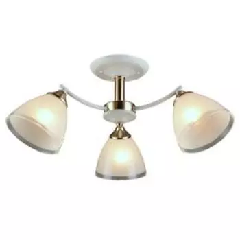 Люстра MD.1092-3-S WH+FGD, 3x60Вт E27, цвет белый